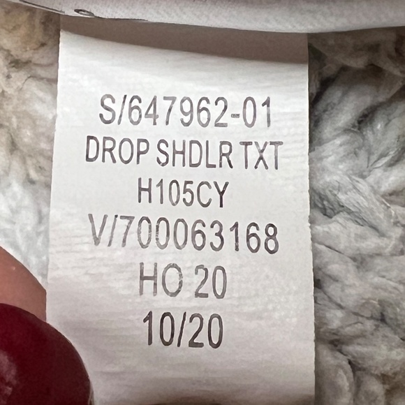 GAP Sweater Women’s Light Grey Chunky Knit Cardigan Thick Knit Size Small - Picture 9 of 12